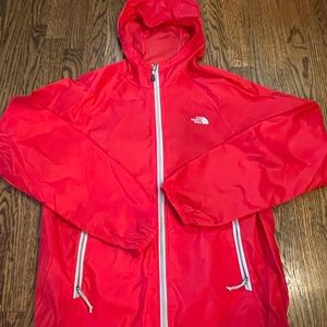 Men’s Red The North Face Rain Jacket